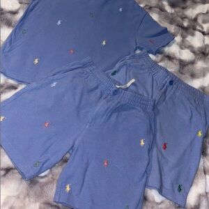 Polo by Ralph Lauren Light Blue Short set